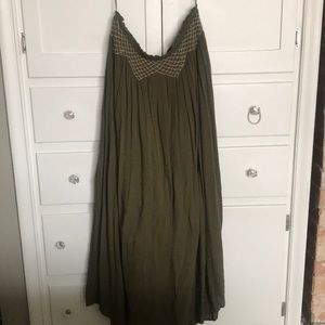 Emberley olive skirt